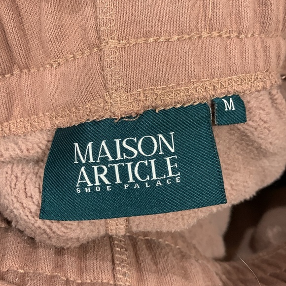 SET MAISON ARTICLE SHOE PALACE HOODIE/SWEATPANTS SIZE MEDIUM PURPLE NUDE TONE - Picture 11 of 11